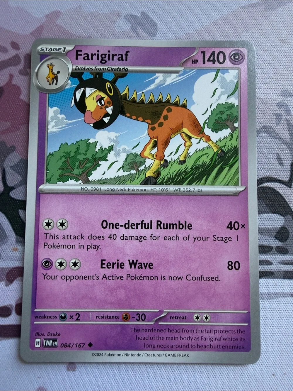 Girafarig & Farigiraf Evolution Collection Lot | 5 Pokémon Cards | ✨5/$25✨